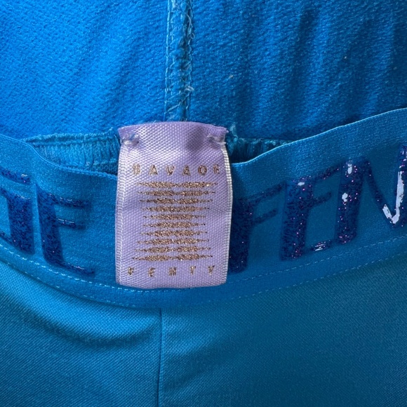 Savage x Fenty Women's Forever Savage Leggings Malibu Blue Full Ankle Size Large - Picture 12 of 12